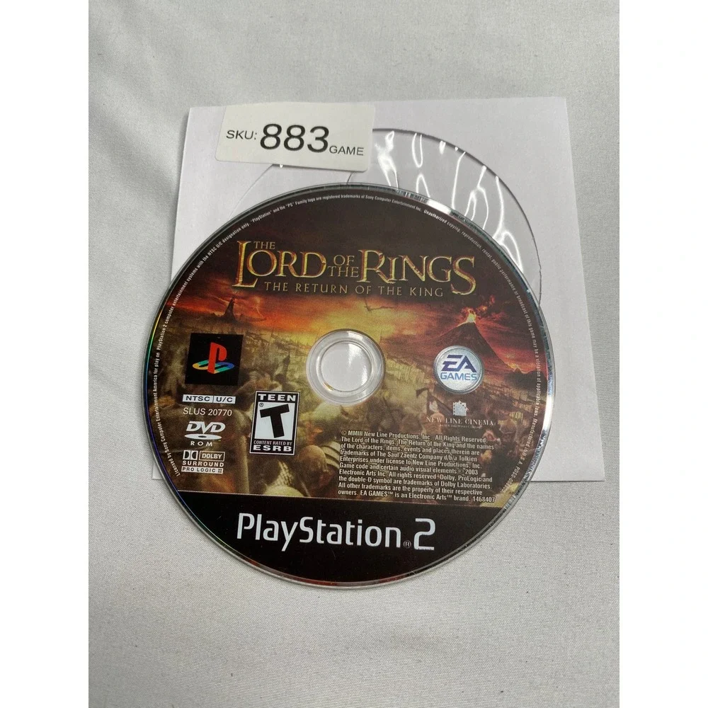 The Lord of the Rings The Return of the King PS2